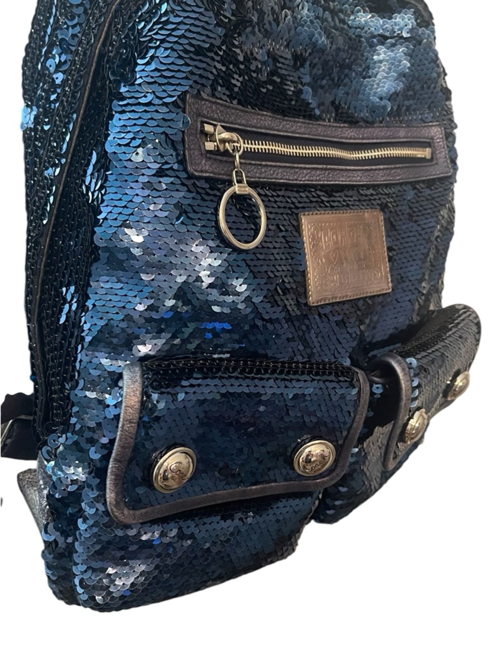 EUC Vintage Coach Poppy Sequin Spotlight Backpack Limited Edition - Picture 6 of 16